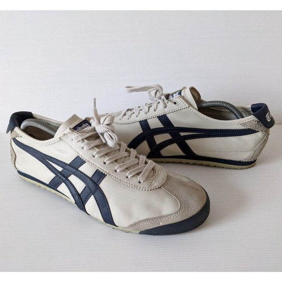 onitsuka cream navy
